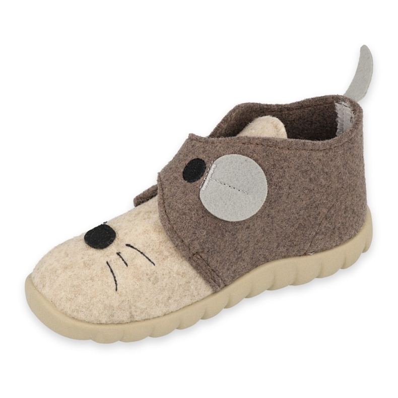 Befado Kinderschuhe 526P106 beige grau 1
