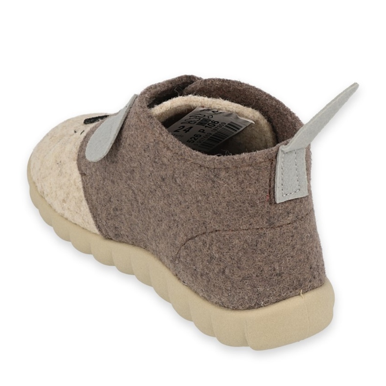 Befado Kinderschuhe 526P106 beige grau 2