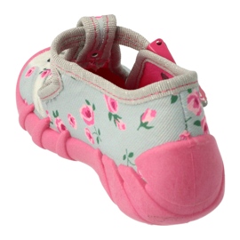 Befado Kinderschuhe 110P425 rosa grau 2