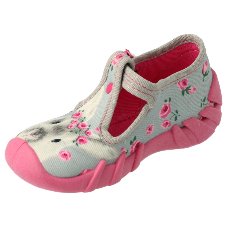 Befado Kinderschuhe 110P425 rosa grau 1