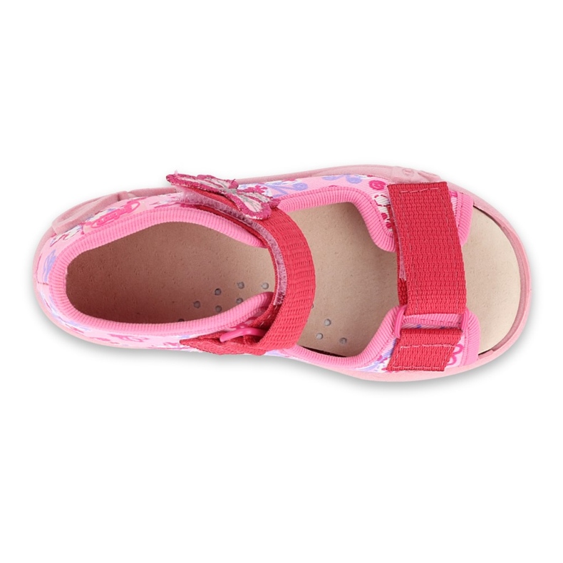Befado gelb Kinderschuhe 342P021 rosa 1