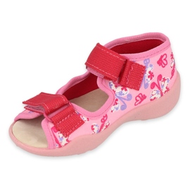 Befado gelb Kinderschuhe 342P021 rosa 2