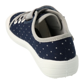 Befado Kinderschuhe 251Y180 marineblau grau 2