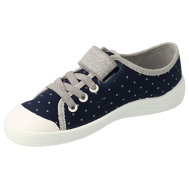 Befado Kinderschuhe 251Y180 marineblau grau 1