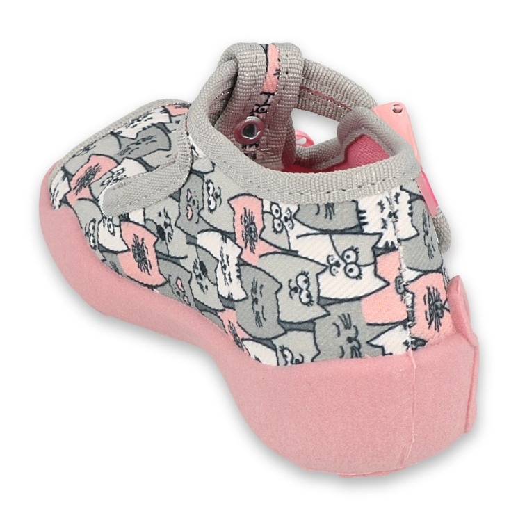 Befado Kinderschuhe 213P133 rosa grau 2