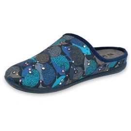 Befado Damenschuhe 155D204 marineblau blau grau 1