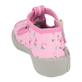 Befado Kinderschuhe 213P130 rosa grau 2