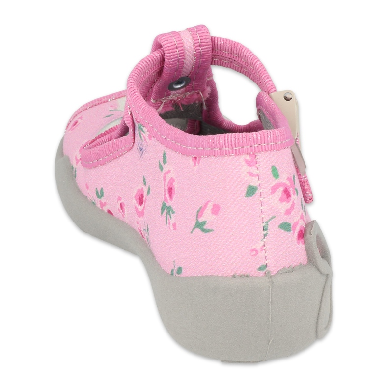 Befado Kinderschuhe 213P130 rosa grau 2