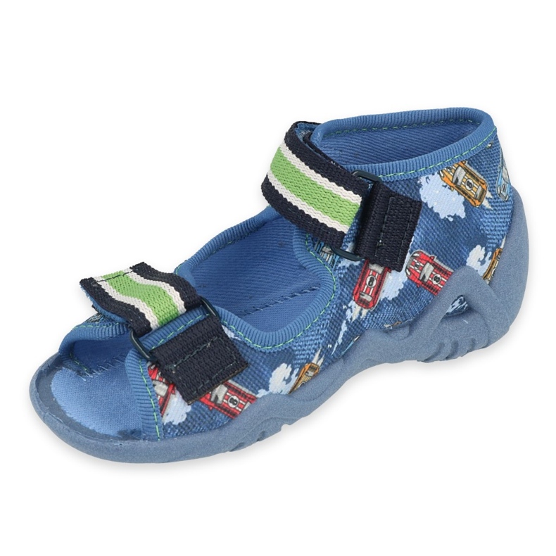 BEFADO S.A. Befado gelbe Kinderschuhe 250P099 blau 1