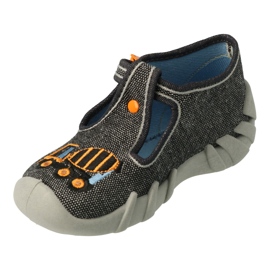 Befado Kinderschuhe 110P431 orange grau 1