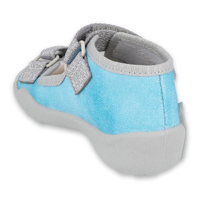 Befado Kinderschuhe 342P035 blau silber- 2