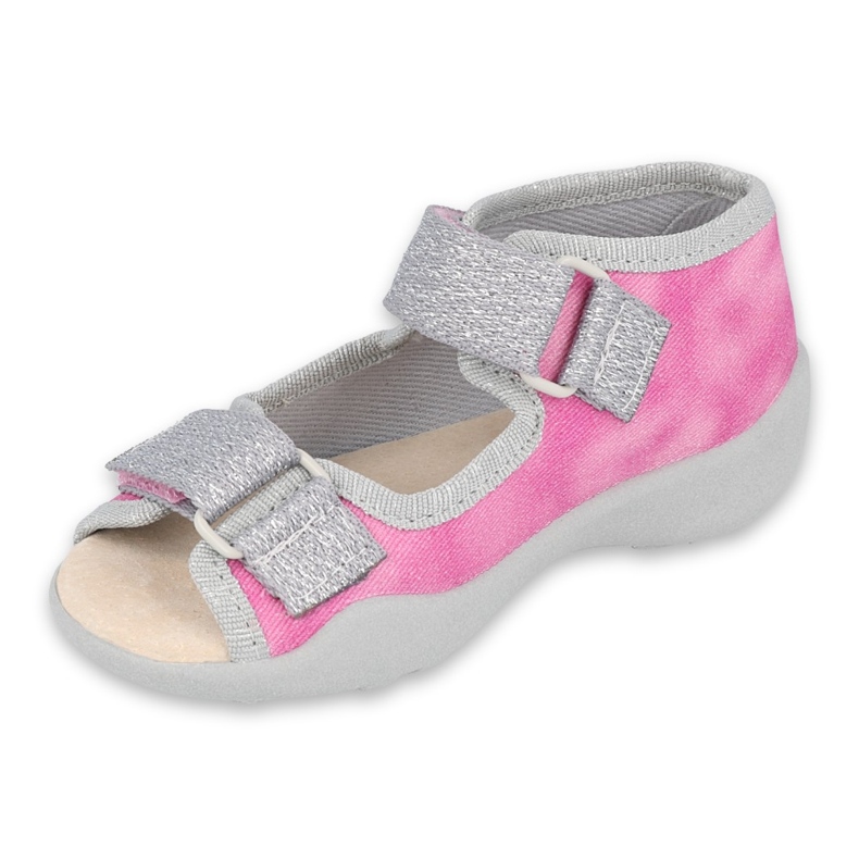 Befado Kinderschuhe 342P033 rosa silber- 1