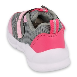 Befado Kinderschuhe 516P091 rosa grau 2