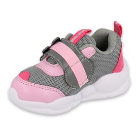 Befado Kinderschuhe 516P091 rosa grau 1