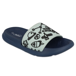 Befado Kinder-Schaumhausschuhe - türkis 152Y009 mehrfarbig blau 1