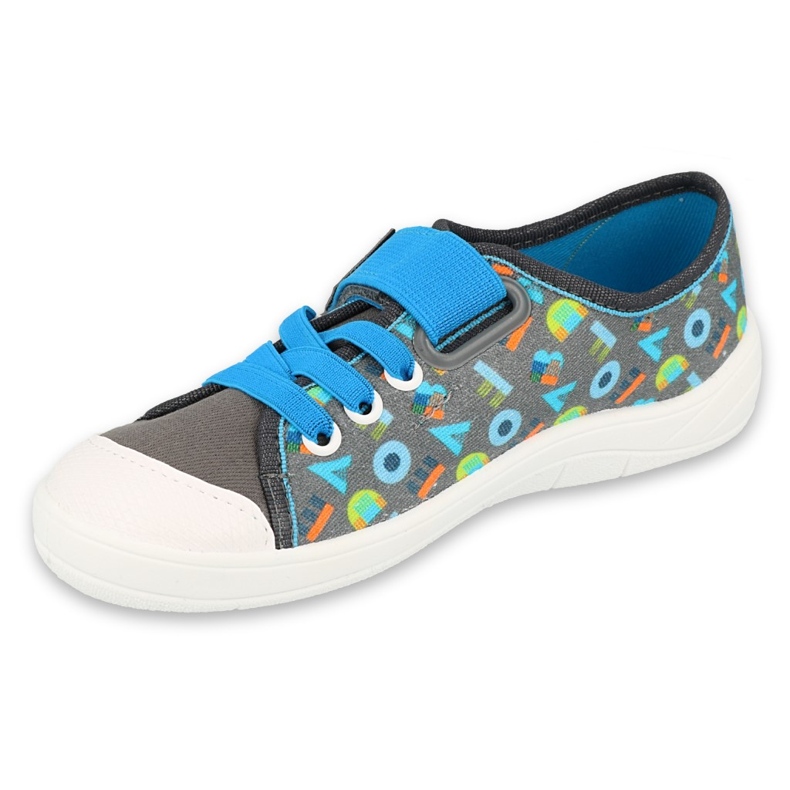Befado Kinderschuhe 251Y175 blau grau 1