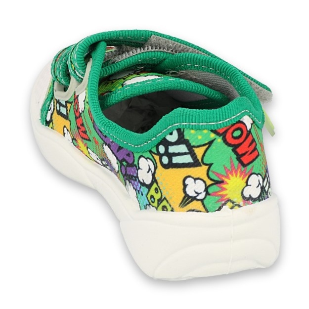 Befado Kinderantscheln für Klettverschluss 907p122 Grün 2