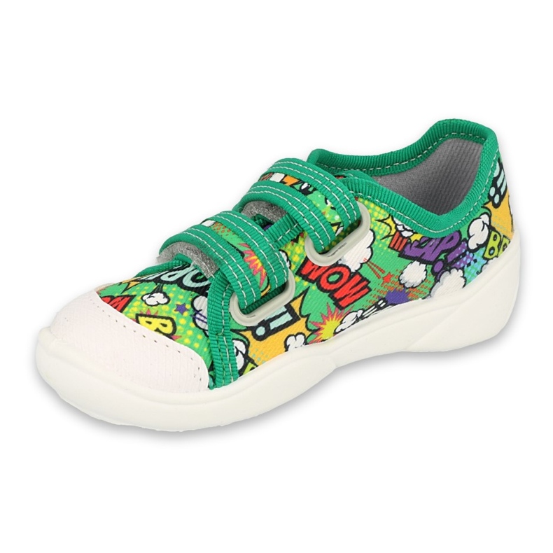 Befado Kinderantscheln für Klettverschluss 907p122 Grün 1