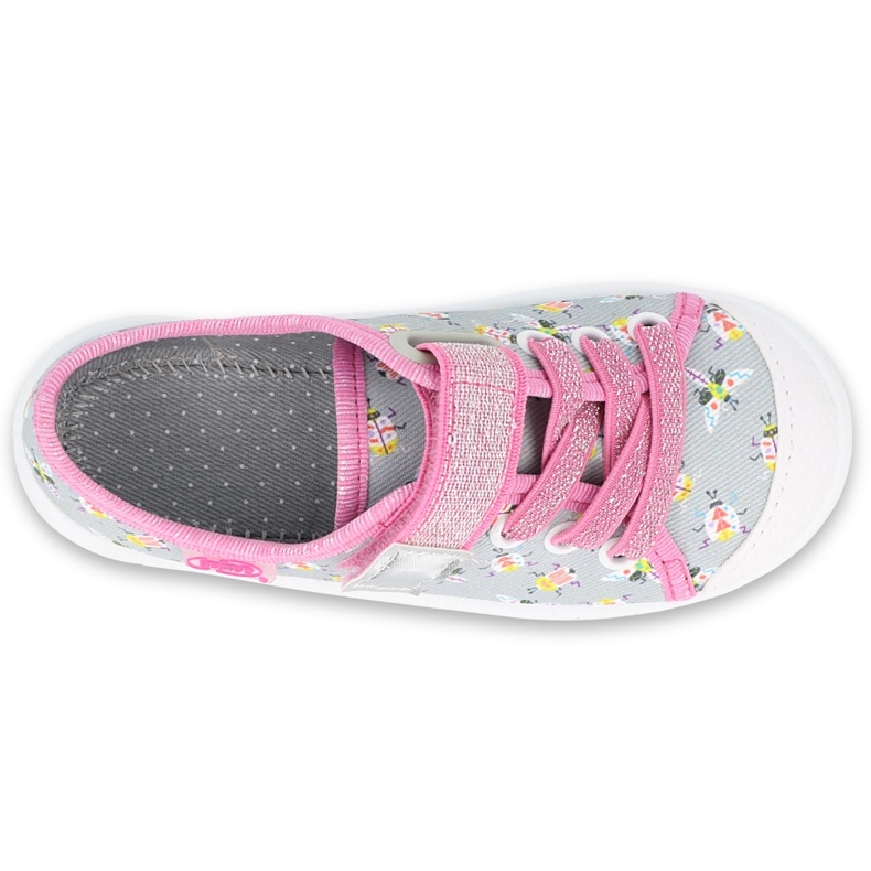 Befado Kinderschuhe 251X172 rosa grau 2