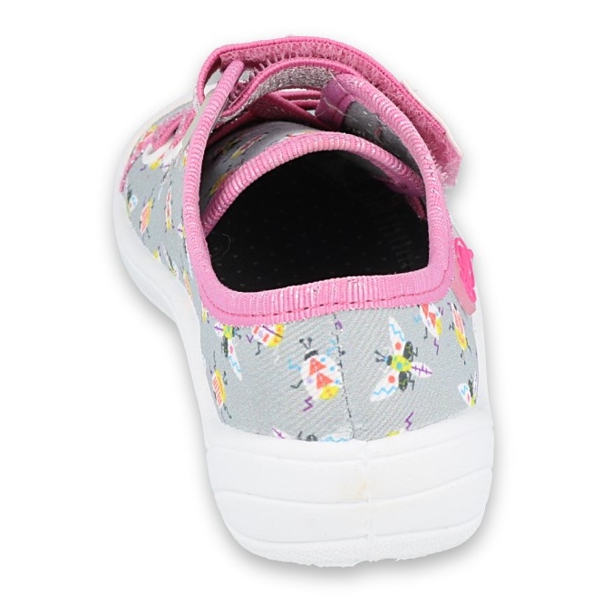 Befado Kinderschuhe 251X172 rosa grau 1