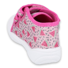 Befado Kinderschuhe 212P072 rosa grau 2