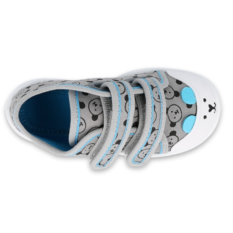 Befado Kinderschuhe 212P073 schwarz blau grau 2