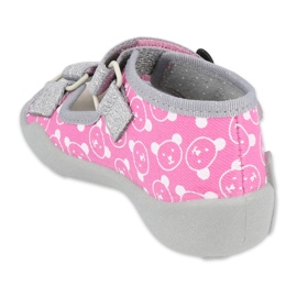 Befado Kinderschuhe 342P030 rosa grau 2