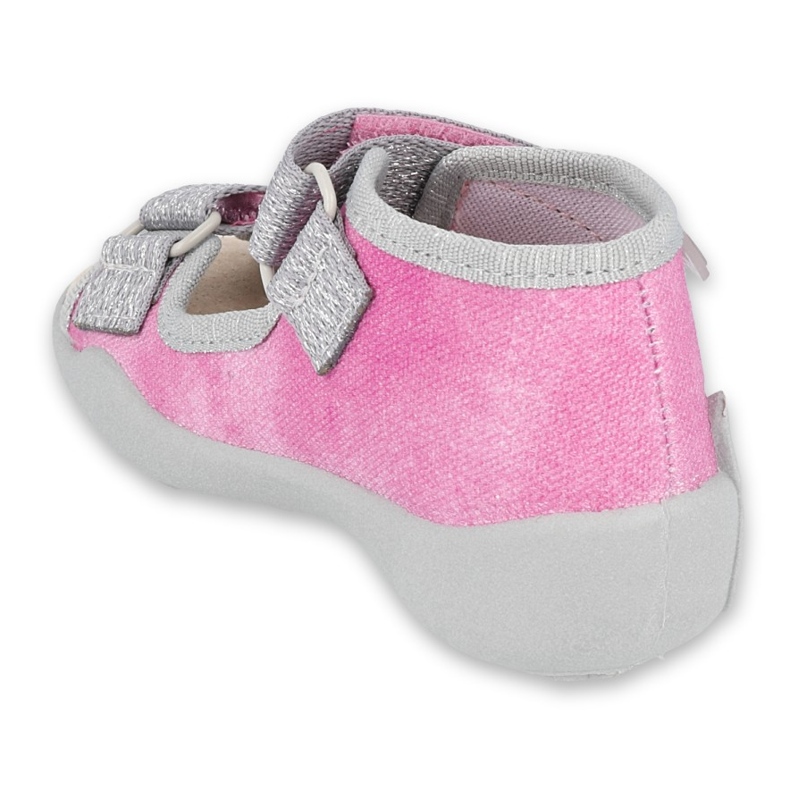 Befado Kinderschuhe 342P034 rosa grau 2
