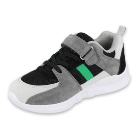 Befado Kinderschuhe 516X075 schwarz grau 1