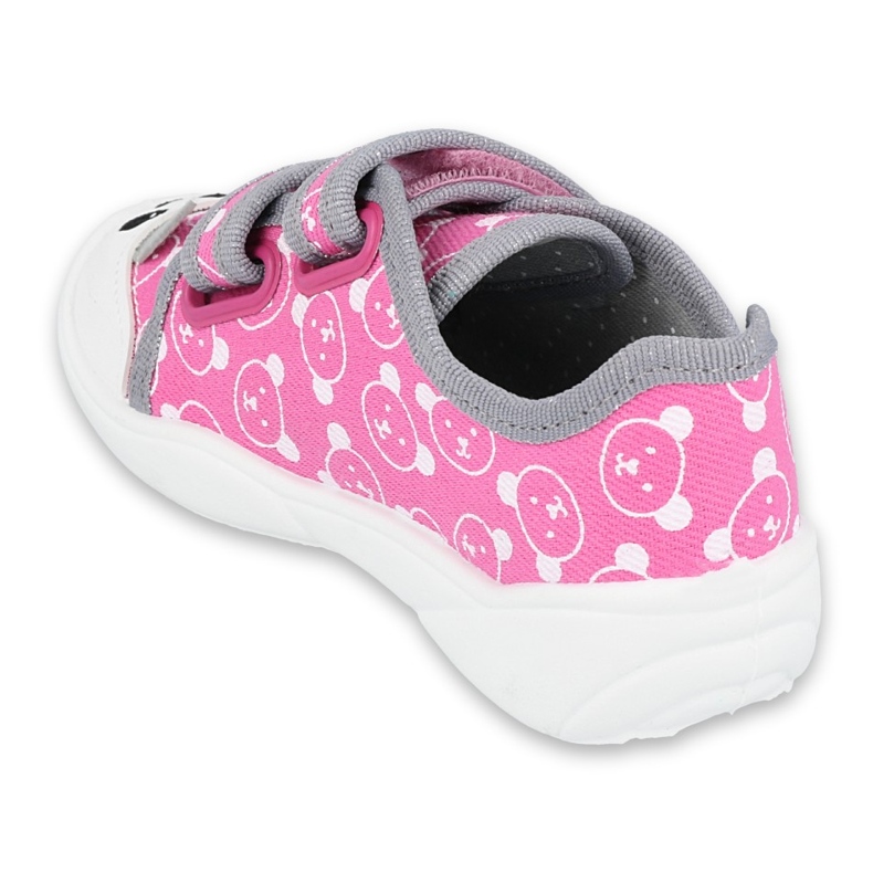 Befado Kinderschuhe 907P131 rosa grau 2