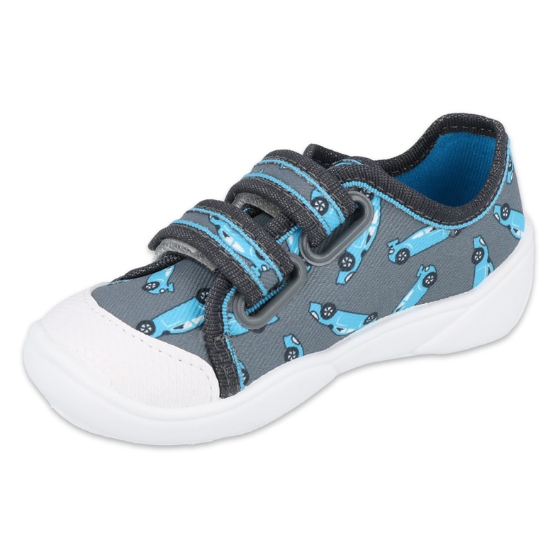 Befado Kinderschuhe 907P132 blau grau 1