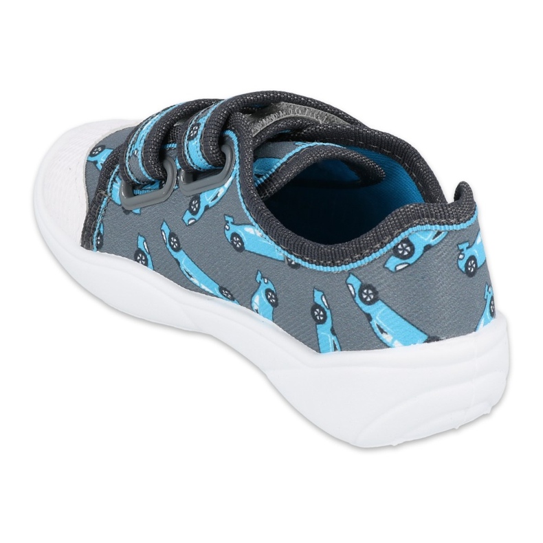 Befado Kinderschuhe 907P132 blau grau 2