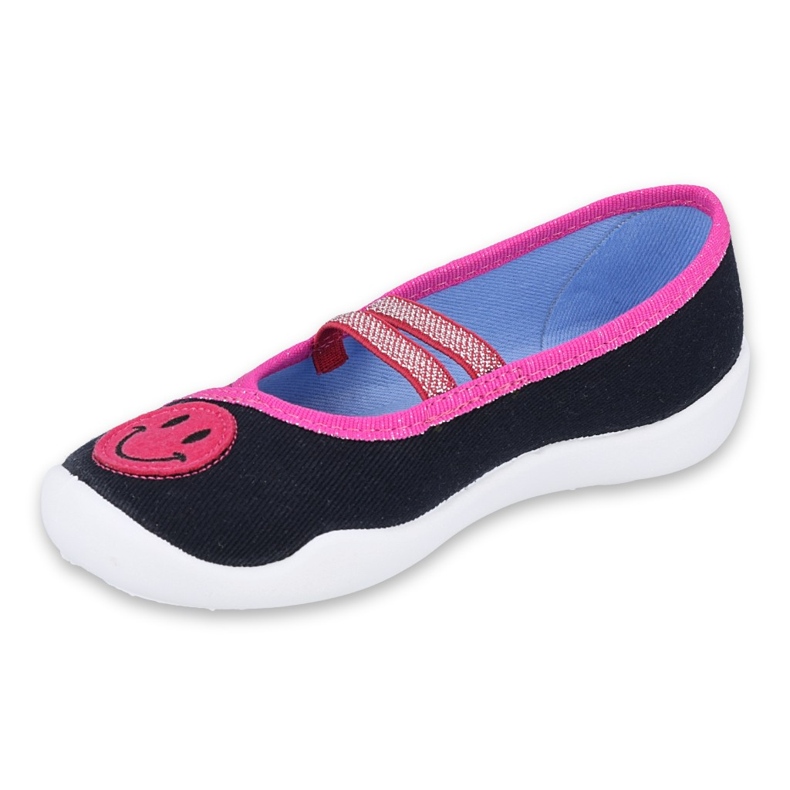 Befado Kinderschuhe 116X292 marineblau rosa 1