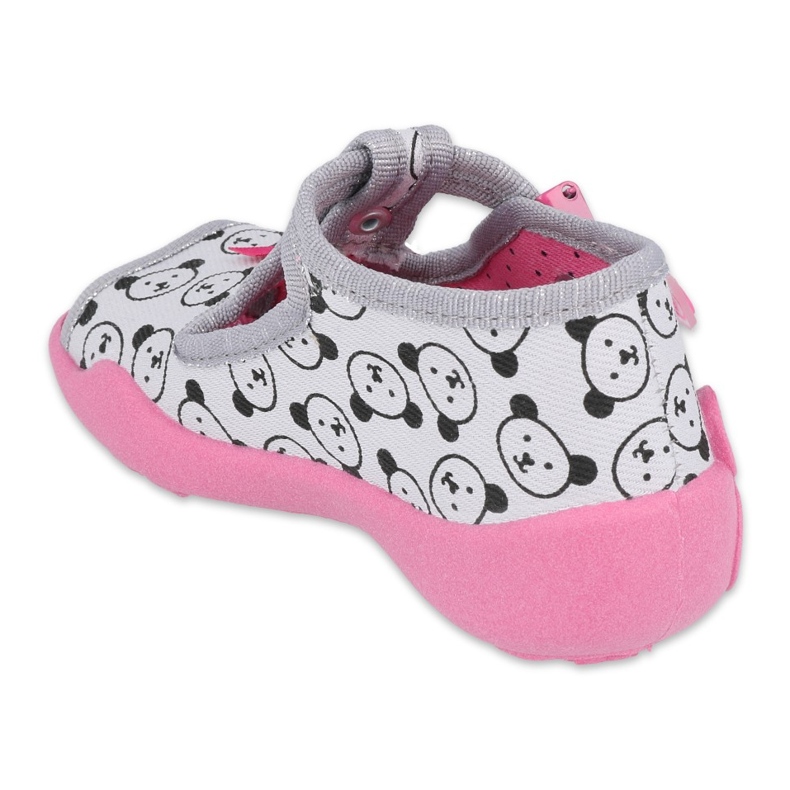 Befado Kinderschuhe 213P129 rosa grau 2