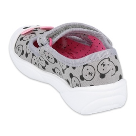 Befado Kinderschuhe 209P032 rosa grau 2