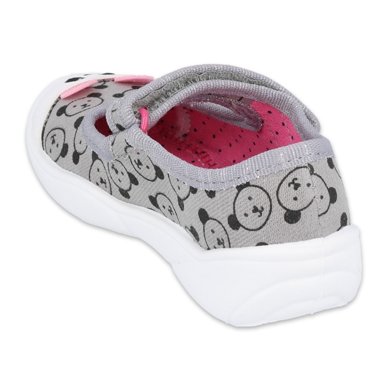 Befado Kinderschuhe 209P032 rosa grau 2