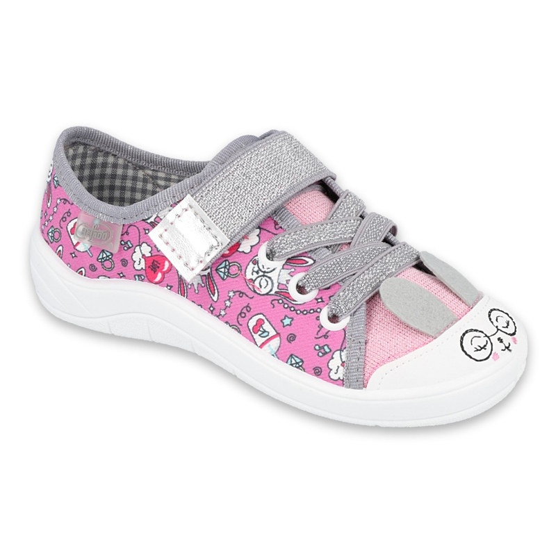 Befado Kinderschuhe 251X170 rosa grau 1
