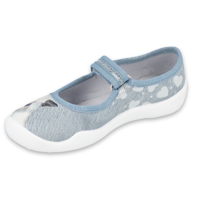 Befado Kinderschuhe 114X439 blau grau 1