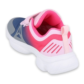 Befado Jugendschuhe 516Q054 marineblau rosa grau mehrfarbig 2