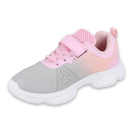 Befado Jugendschuhe 516Q055 rosa grau 1