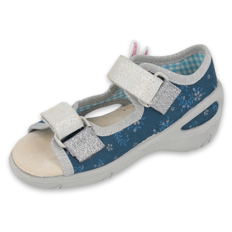 Befado Kinderschuhe PU 065P154 marineblau blau grau mehrfarbig 1