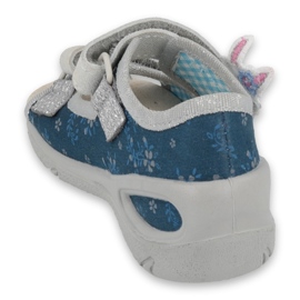 Befado Kinderschuhe PU 065P154 marineblau blau grau mehrfarbig 2