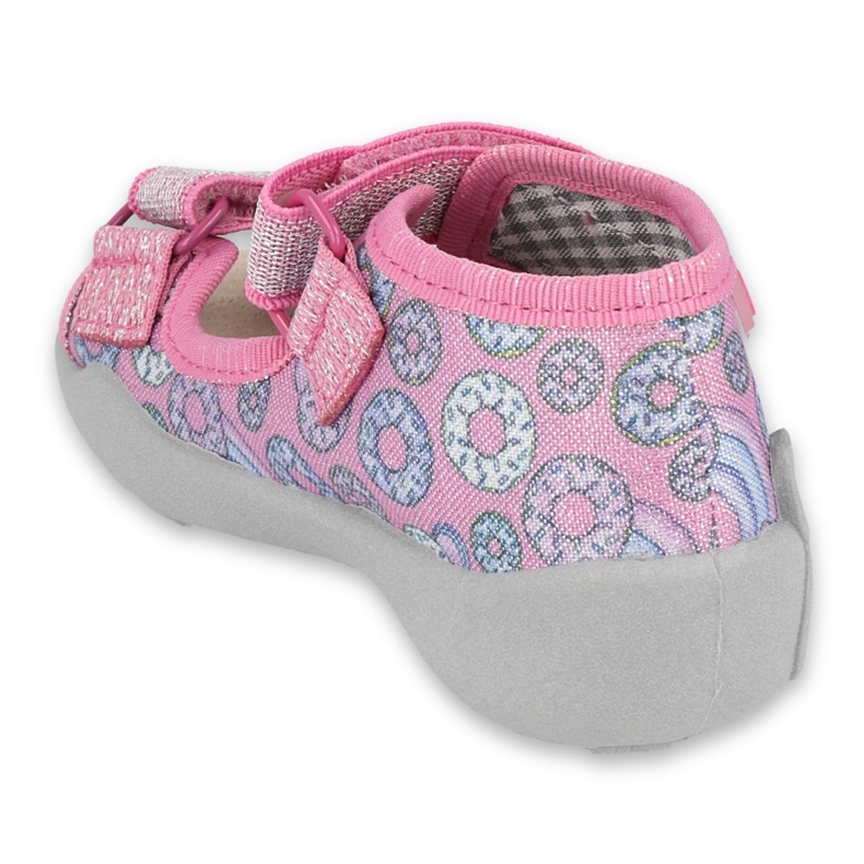 Befado Kinderschuhe 242P106 rosa grau 2