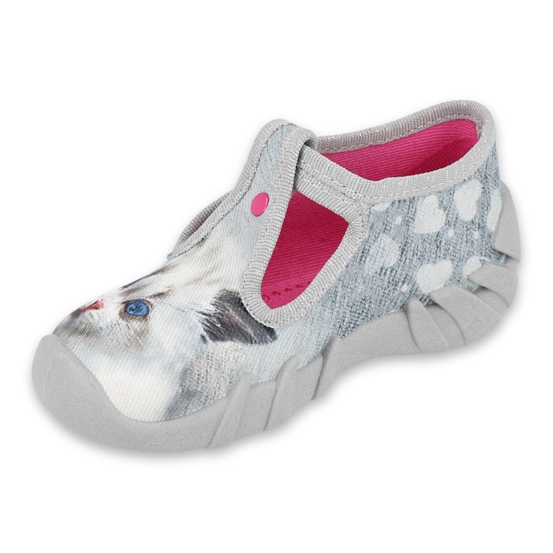 Befado Kinderschuhe 110P416 rosa grau 1