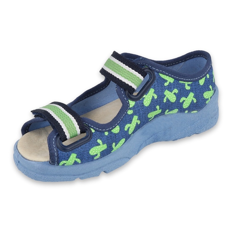 Befado Kinderschuhe 869X147 blau grün 1