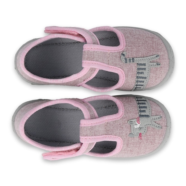 Befado Kinderschuhe 531P084 rosa grau 2