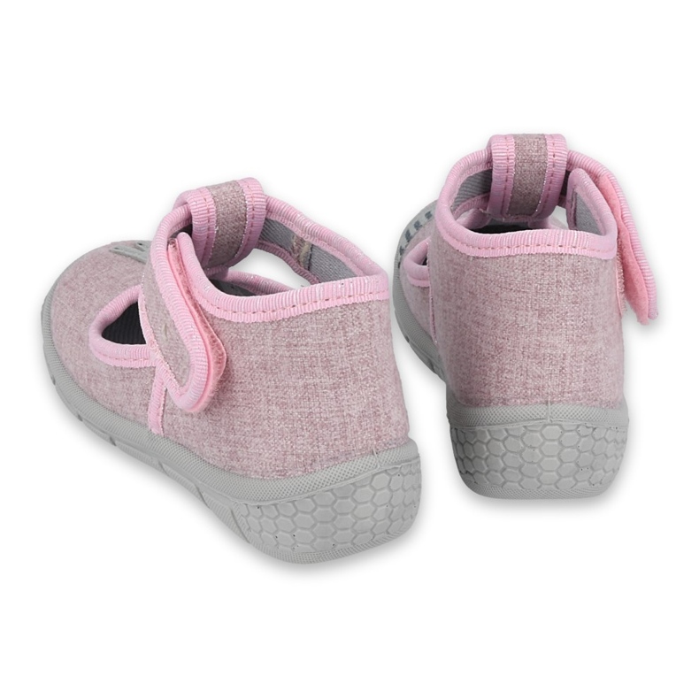 Befado Kinderschuhe 531P084 rosa grau 1