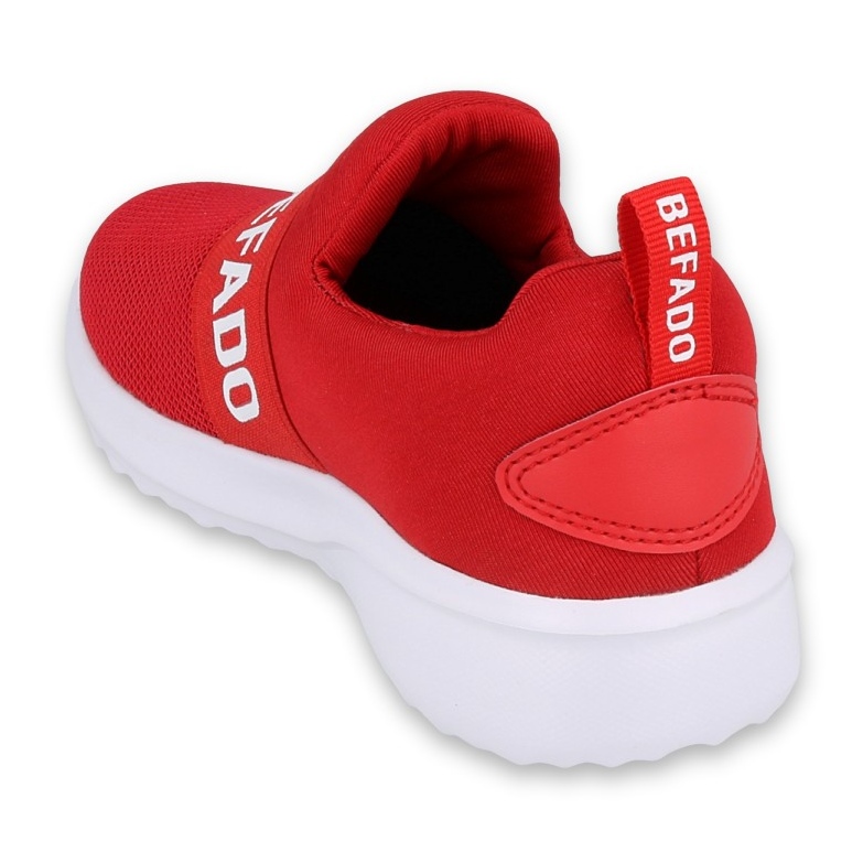 Befado Kinderschuhe 516Y081 weiß rot 2