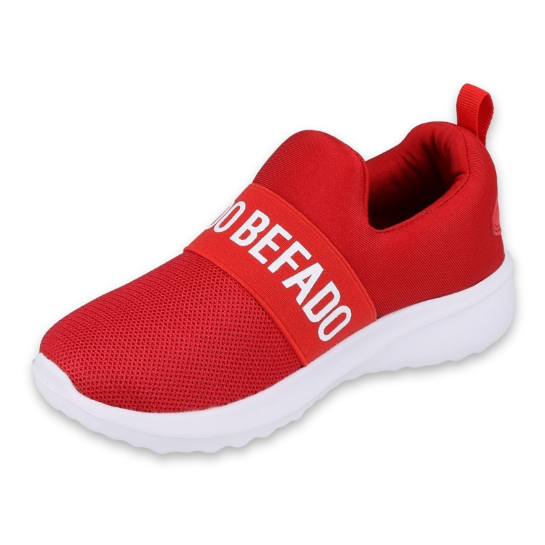Befado Jugendschuhe 516Q081 weiß rot 1