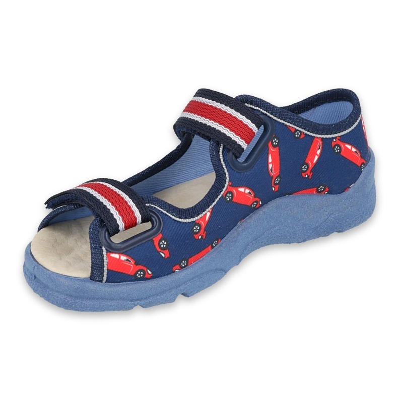 Befado Kinderschuhe 869X149 rot navy blau 1